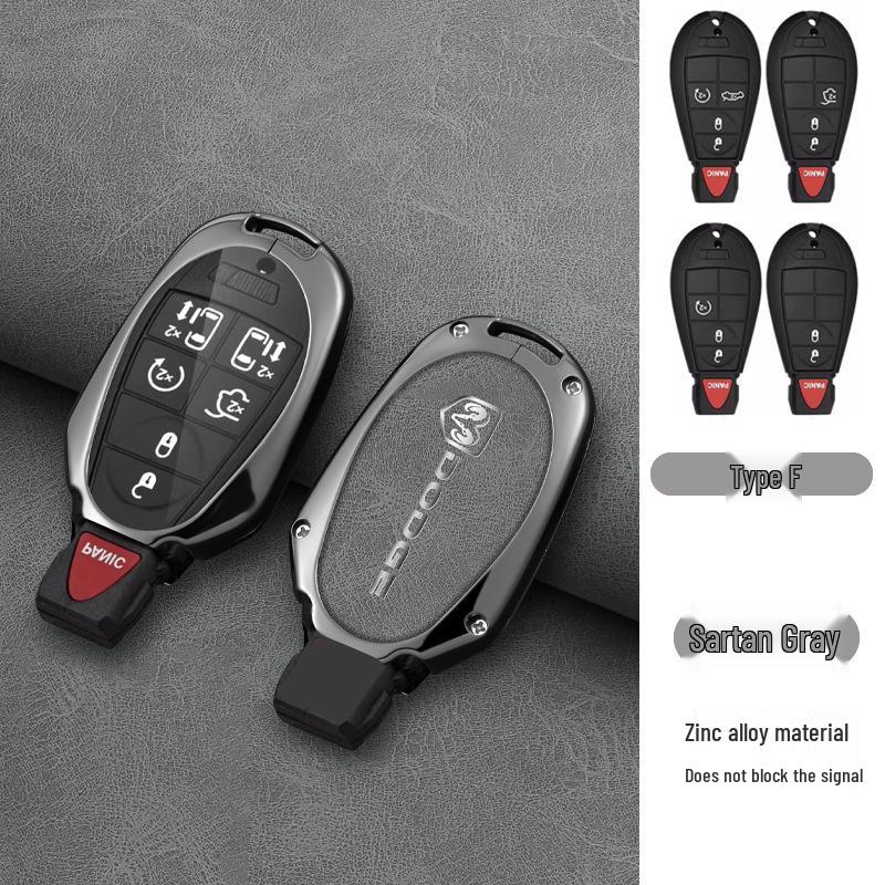 Dodge Journey Key Case for 2013-2016 Models - Metal Car Buckle Included