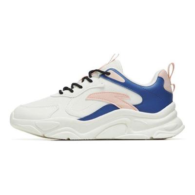 Little Millennium 2.0 Leather Non-Slip Wear-Resistant Low-Top Sports Casual Shoes Women Sneakers White Blue 122248891-9