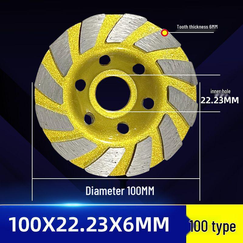 Diamond Grinding Disc for Concrete, Cement, Walls, Angle Grinders & Marble Polishing