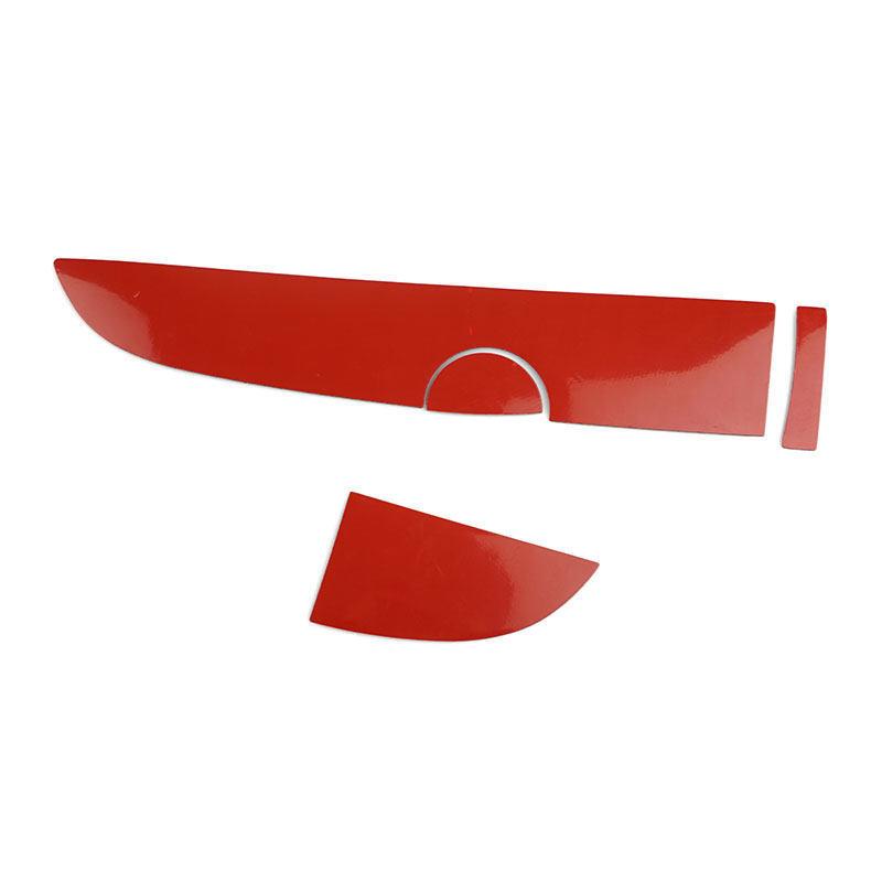Accessoires de Garniture de Couvercle de Boîte à Gants Co-pilote de Panneau de Bord de Voiture Pour Fiat 500 2008- Abarth 595 2012- Abarth 695 2017-