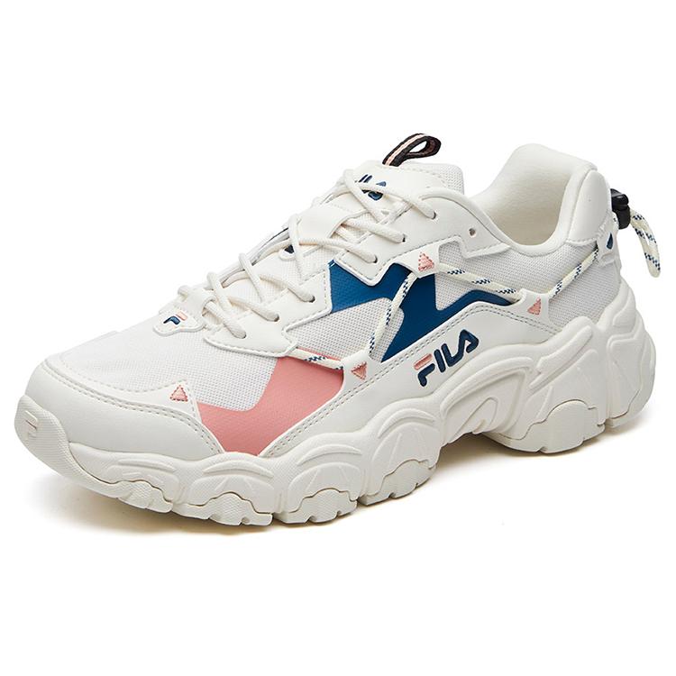 New FILA Fluid Low Tops Sports Shoe White Blue Women's F12W114111FWM