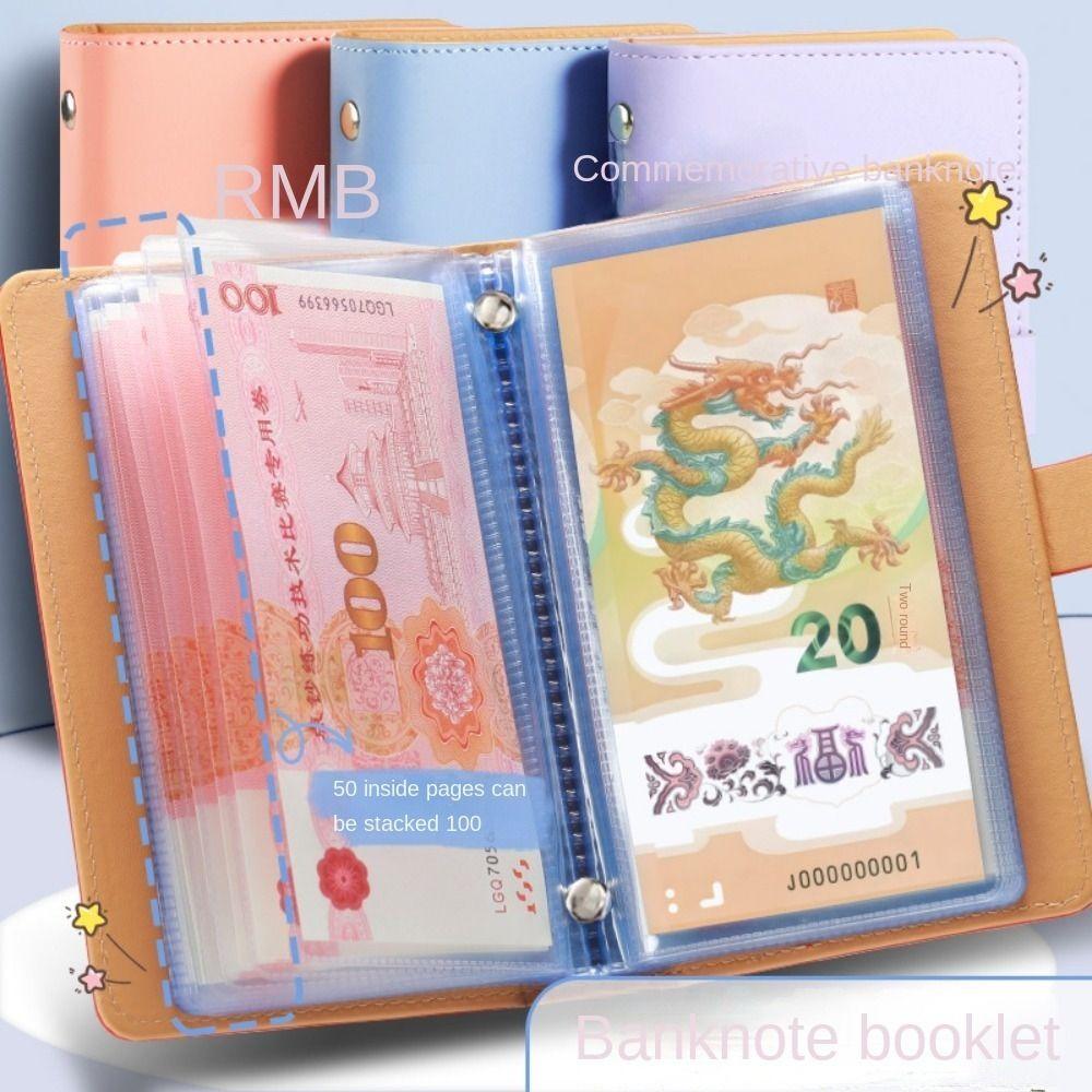 PU 100 Envelopes Money Saving Challeng Large Capacity Savings Challenges Book Budget Binder  Lovers