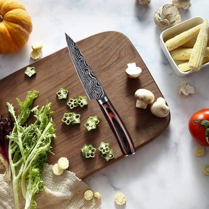 Kitchen Knife 8 Inch Slicing Knife High Carbon Stainless Steel Sharp Slicing Knife with Knife Cover