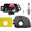 595663 Air Filter Base,595660 Air Cleaner Cover & 799579 Air Cleaner Foam Filter Replacement for 450E 500E 550E 550Ex Engine Lawn Mower