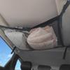Double-Layer Roof Storage Bag Polyester Mesh Car Roof Storage Bag  Road Trips