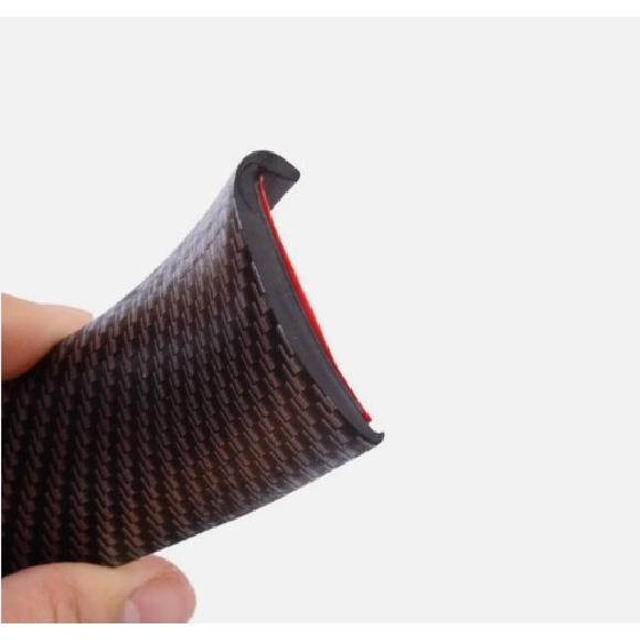 1.5M Carbon Fiber Car Wheel Eyebrow Arch Trim Lips Strip Fender Flare Protector