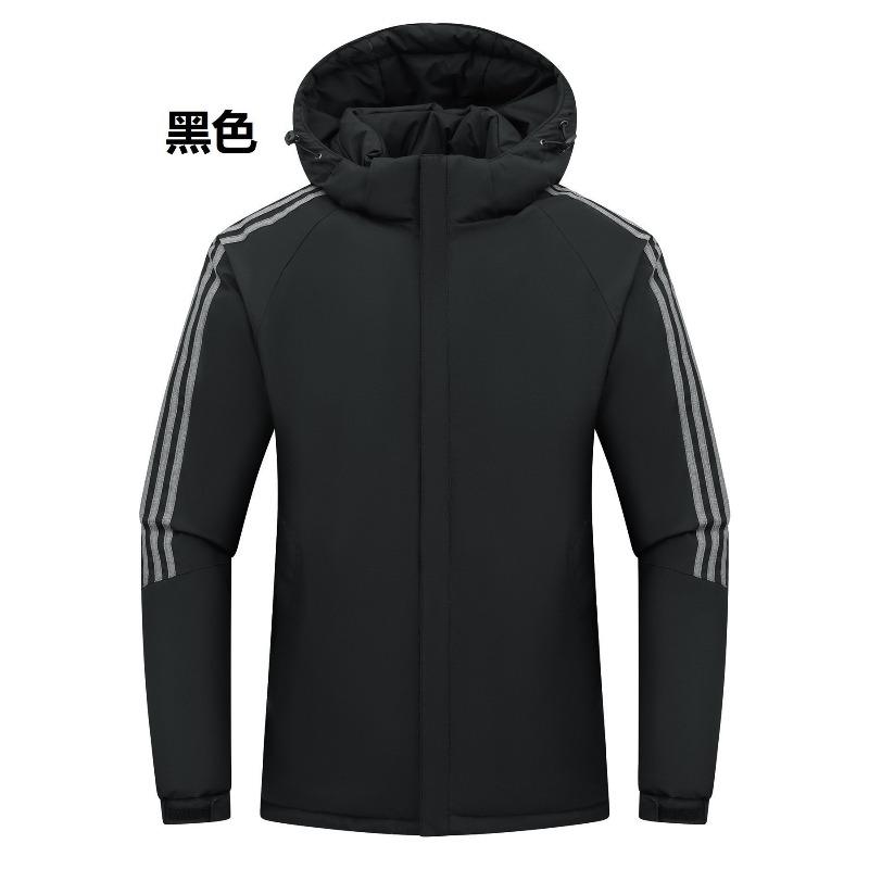 Jachetă de exterior nouă, față-verso, cu glugă detașabilă, toamnă și iarnă, casual, modă, haine din bumbac