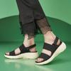 Mode GKTINOO 2025 Sommer Schuhe Damen Flache Sandalen Urlaub Mode Marke Damen Mesh Böhmischer Stil Moderne Sandalen Schwarz Grün