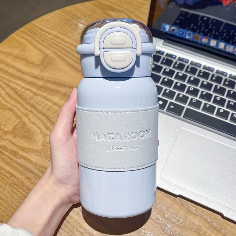 HA Portable Insulated Water Bottle with Straw