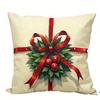 Heimdekoration Frohe Weihnachten & Tannenzapfenmuster Kissen Muster Kissenbezug Geeignet für Sofa Schlafzimmer Auto Kissenbezug