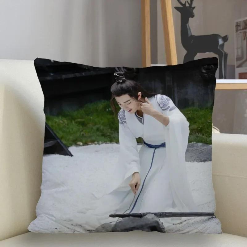 Musife Custom Sean Xiao Xiao Zhan Pillowcase Home Decoration 45*45Cm Zipper Square Pillowcase Throw Pillow Cover Drop Shipping