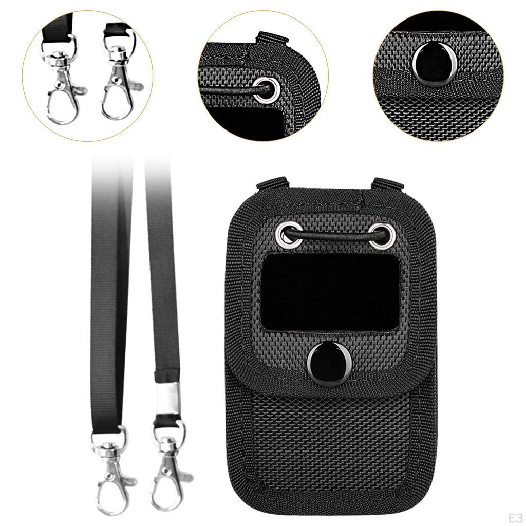 Enforcement Storage Case with Neck Lanyard Outdoor Organizer Lightweight Carrying Bag Pouch