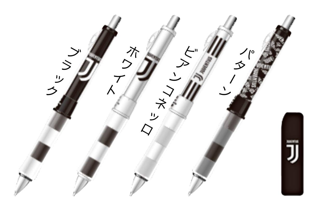 Механический карандаш FOOTBALL STATIONERY Грип CL Крышка Juventus [PILOT Dr. Набор] (Бело-черный) P-2968-73