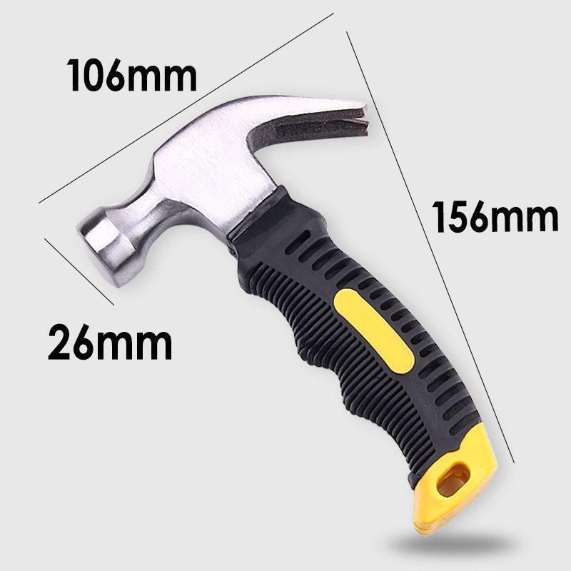 Goat Horn Multifunctional Mini Carpenter's Hammer with Nail Puller
