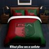 FC Augsburg FC Design Bett Bettwäsche-Set 1 Bettbezug + 2 Kissenbezüge Weich Atmungsaktiv Haushalt Bettwäsche