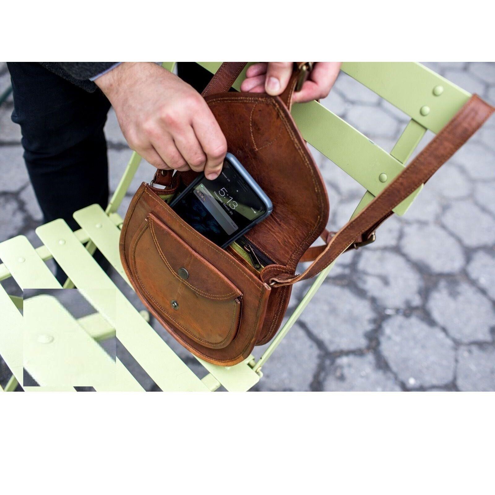 Женский новый потертый кошелек ручной работы из натуральной коричневой козьей кожи — фото 6