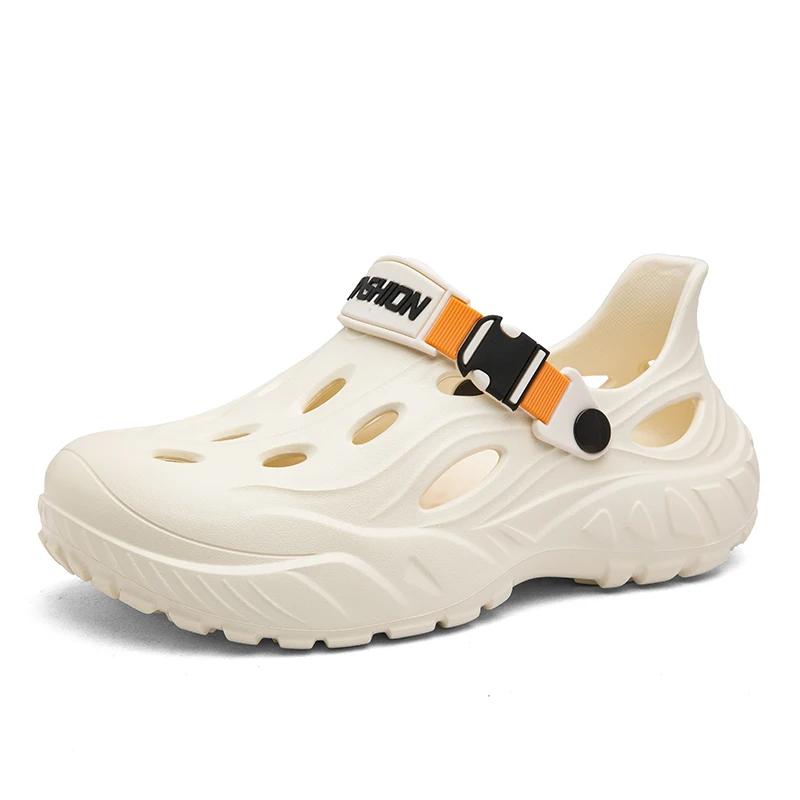 Fashion Men Slippers Fashion Platform Outdoor Summer Clogs Shoe Women Beach Sandals Male Soft EVA Indoor Home Slides Lover Flip Flops