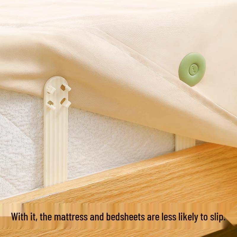 Rutschfeste Unsichtbare Bett- und Deckenbefestiger – Nähnadelfreie Klammern für sichere Lakenorganisation