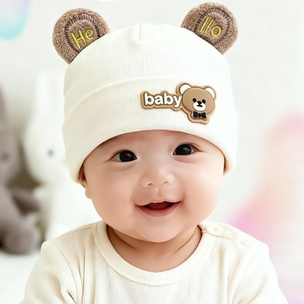 Weiche Baumwolle Baby Warme Mützen Winter Warme Beanie Mode Haubenmützen Herbst Winter