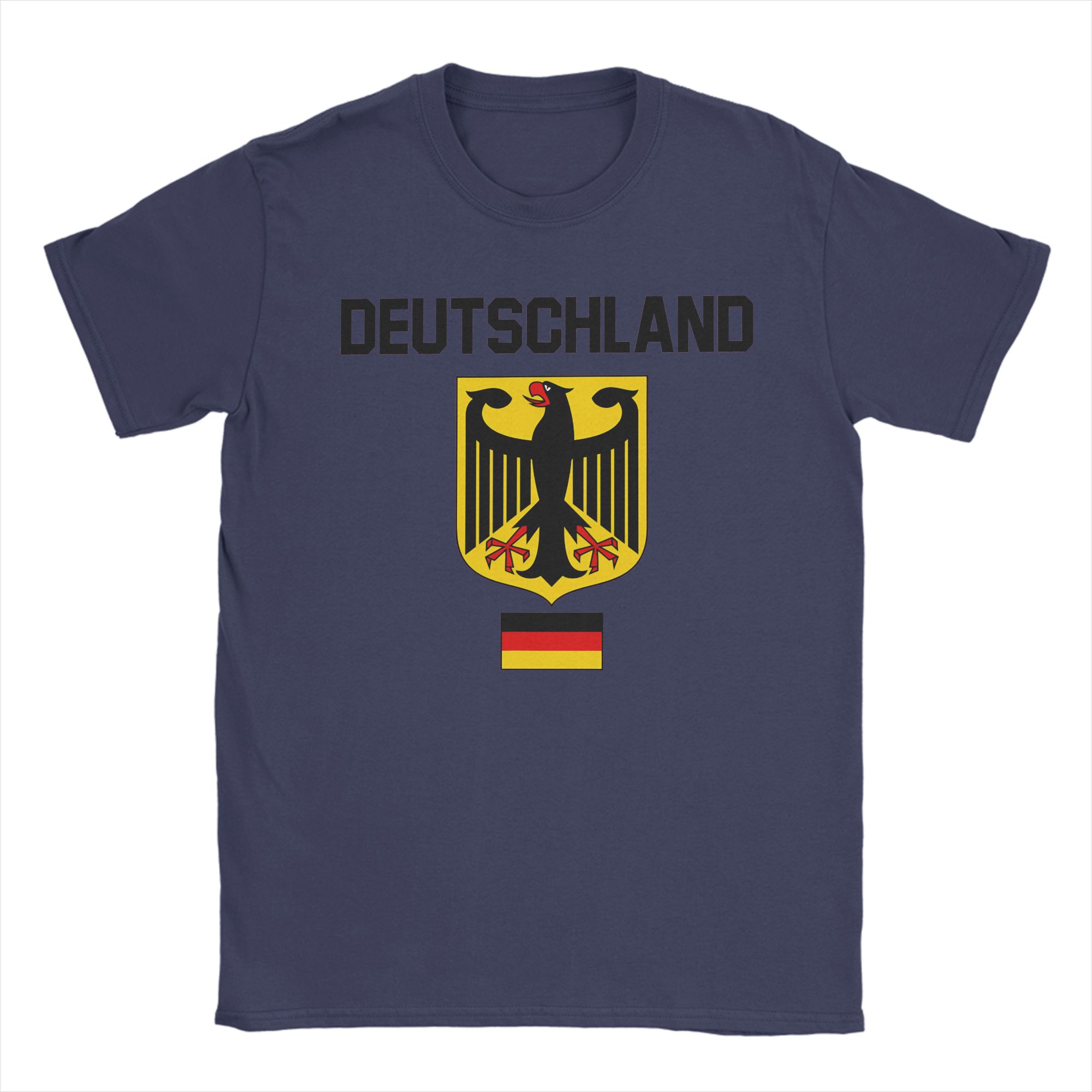 

Deutschland Germany Flag German TShirt for Men Vintage 100 Cotton Tee Shirt Round Neck Short Sleeve T Shirts Plus Size Tops 4XL