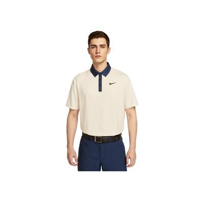Tour Dri-Fit Mode Bequem Trendig Minimalistisch Einfarbig Golfshirt Herren Oberteile Hell-Elfenbein FZ7502110
