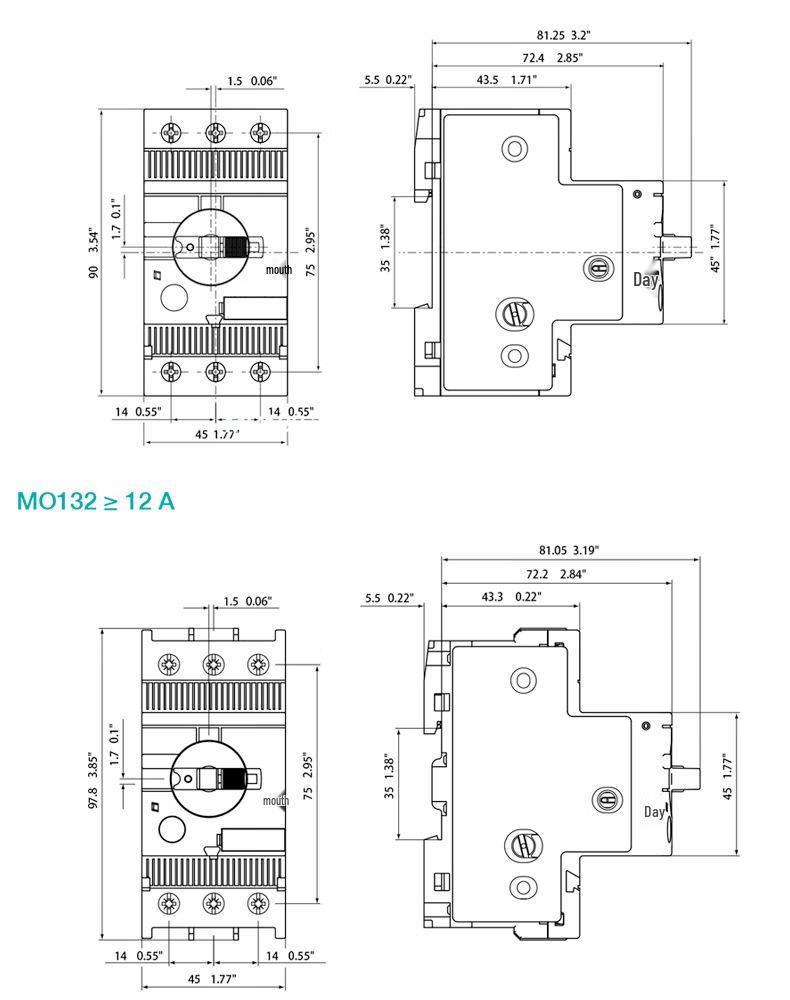 ABB MS116-4 Motor Protection Circuit Breaker