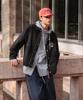 Satur Theo Nylon Blend Coach Jacket Black