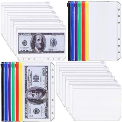 PVC Transparente Taschenkollektion: Bargeld-Budget, A6 Handbuch, A5 Dokumentenhalter, B5 Loseblatt-Tasche, Visitenkartenbuch.