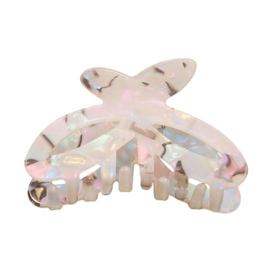 

Hair Claw Hollow Butterfly Design Anti-slip Teeth Back Head Hair Clip Multiple Colors Available Versatile Hair Accessory