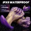 Alien Oversized Vibrating Anal Plug - Fist Shape Remote Control Silicone Toy, Large Butt Plug for Men, BDSM AV Adult Sex Toy