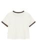 NORDISK Crop Ringer Short Sleeve T-Shirt - W_Off White