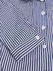 Classic European & American Women's Striped Long Sleeve Casual Top