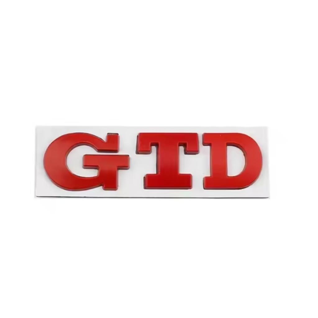 3D Metal TSI TDI GTD GLI Rear Trunk Logo Sticker Car Emblem Badge Decals for Polo Golf Passat Jetta Scirocco MK4