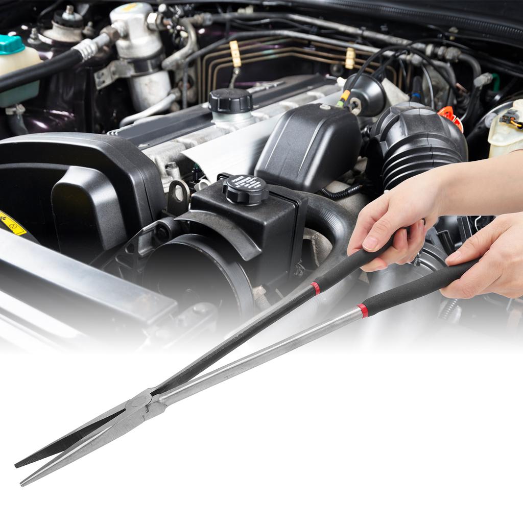 Long Handle Pliers Tip Nose Pliers Long Pliers 400mm/16in Extra Long Pliers Tip Nose Pliers with Long Handle Craft RepairingTool