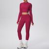Casual Zipper Jacket & High-Waisted Butt-Lifting Yoga Pants Set