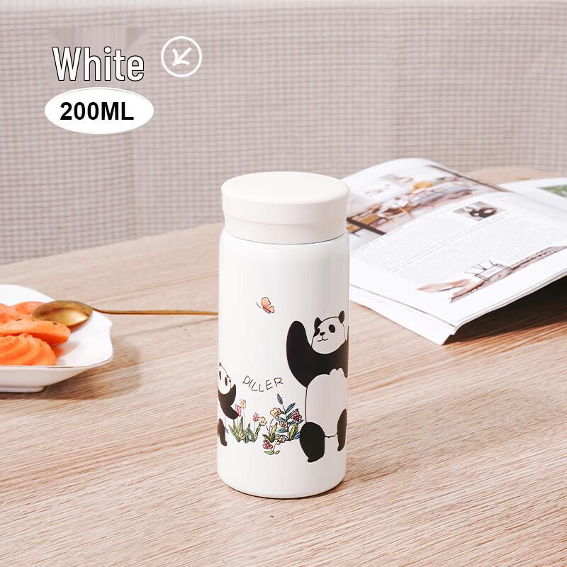 Diller Bear Panda Mini Insulated Water Bottle