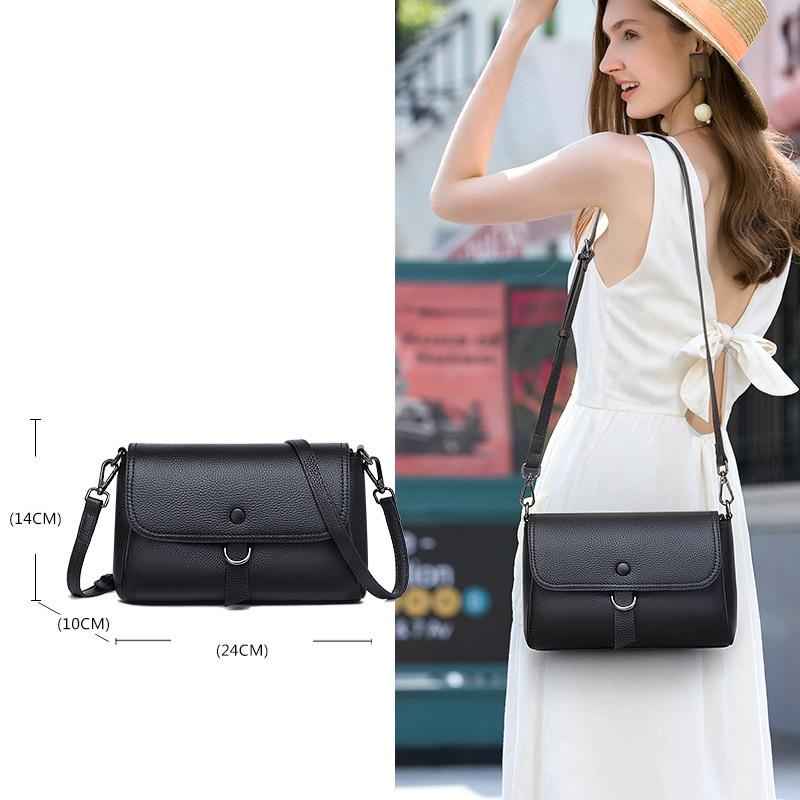 2026 Casual genuine leather crossbody bag new trendy and fashi women'sversatile shoulder bag large capacity handag as gift