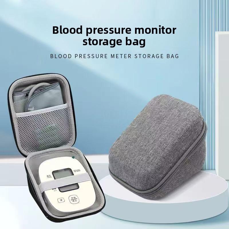 Carrying Organizer Case for Omron Upper Arm Blood Pressure Monitor, Portable Protective Storage Bag, Durable & Lightweight