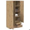 VidaXL Wardrobe Artisan Oak 80x52x180 Cm Engineered Wood, Storage Cabinet, Wardrobe Organizer, Cabinet, 855887