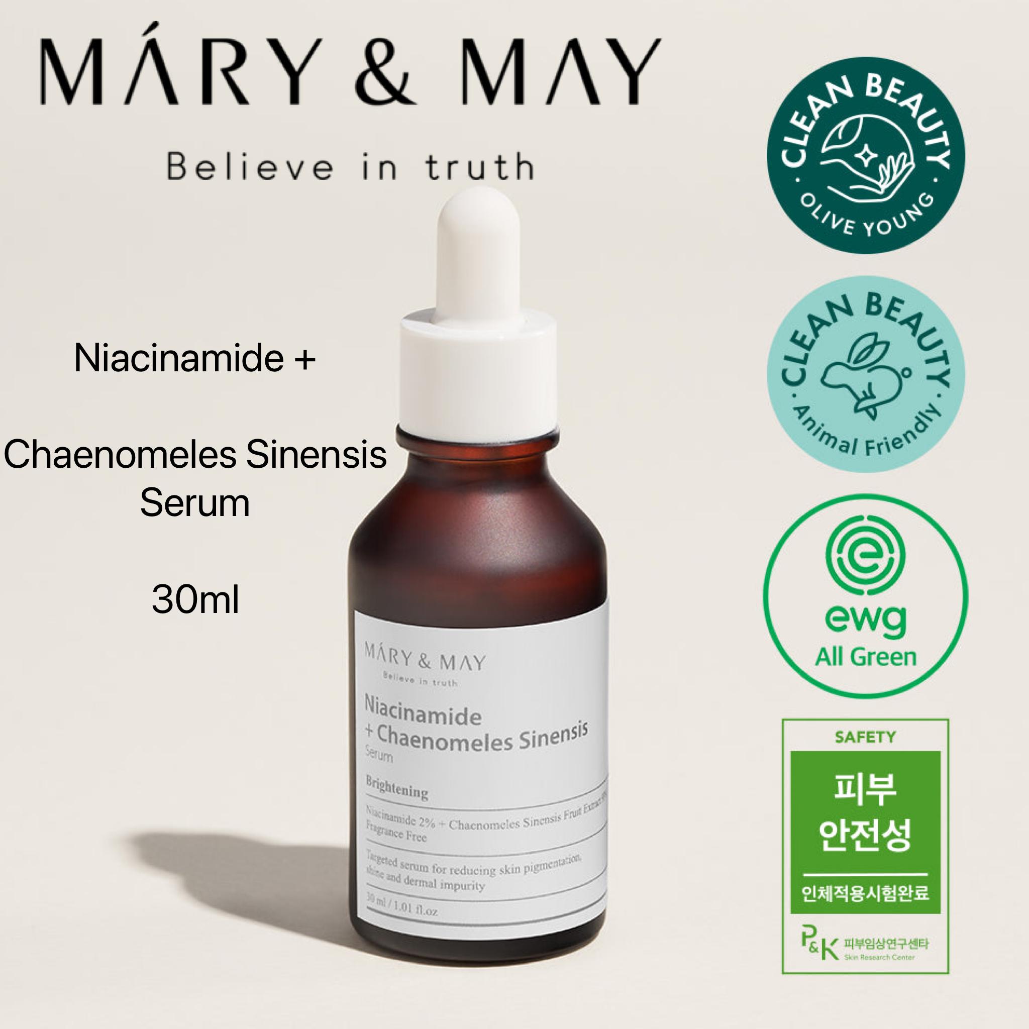 

Mary&May Ниацинамид + Сыворотка Chaenomeles Sinensis 30 мл 30ml