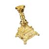 Zinc Alloy Taper Holders Elegant European Styles Metal Candlestick Stand Suitable For Family Gatherings