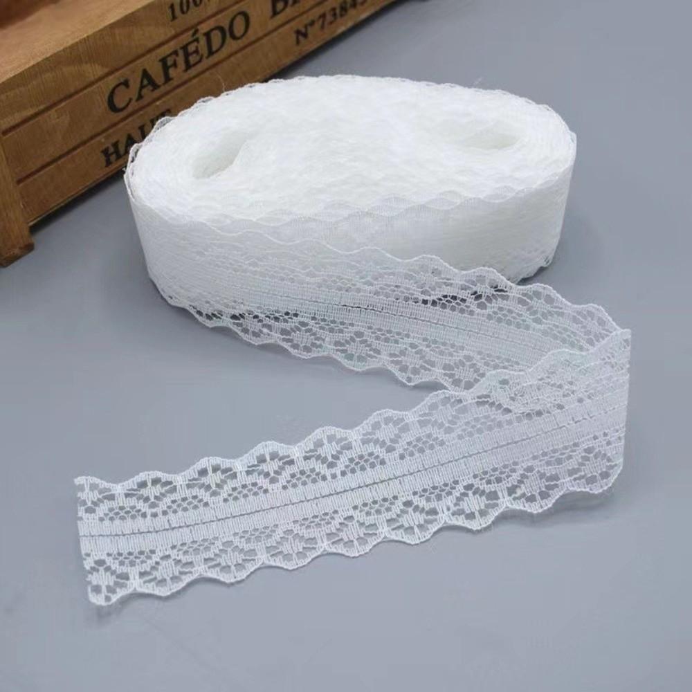 10 Yards Length Embroidered Lace Ribbon 3cm Width DIY Lace Material  For Gift Box