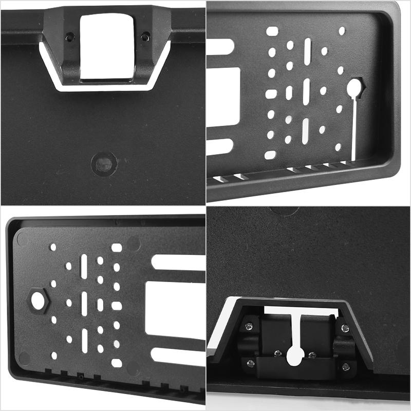 GreenYi EU European Car Number Frame Bracket The License Plate Able Install Rear View Camera Waterproof GM UK EU Euro Germany