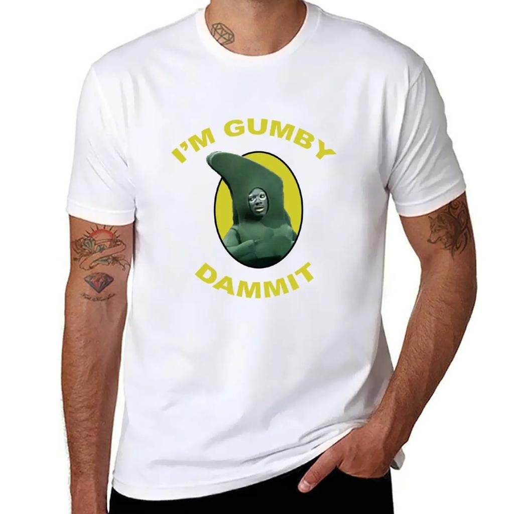 I'm Gumby Dammit T-Shirt customs design your own animal prinfor boys cute tops vintage clothes big and tall t shirts for men