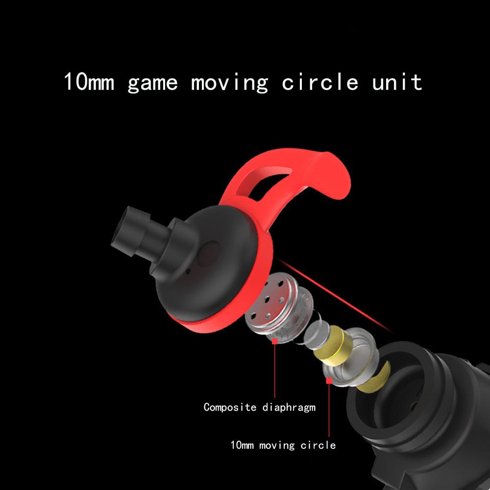 Gaming In-ear Headphones Noise-cancelling Earphone Plug-in Game Mobile Computer Wired Headset With Microphone Earphone