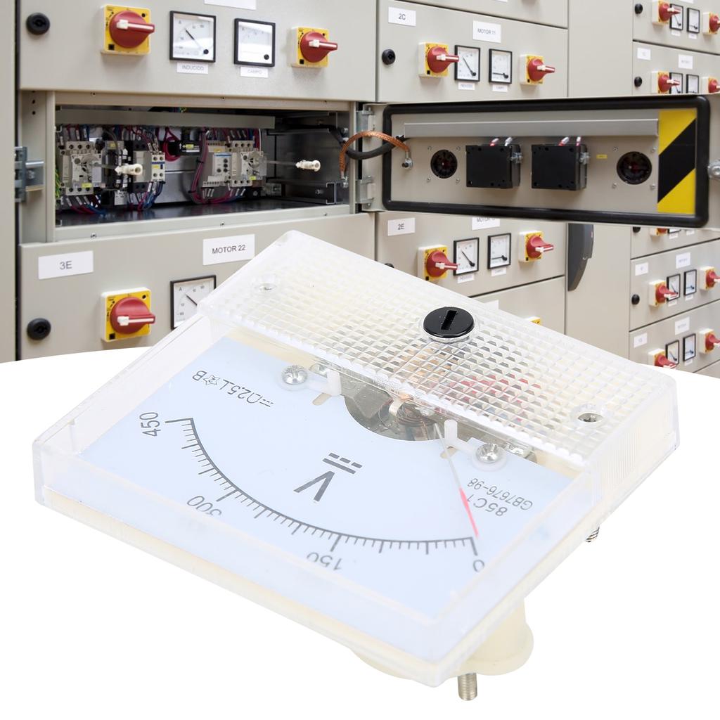 Pointer DC Voltmeter 0?450V Voltage Meter Gauge Circuit Measuring Instrument +2.5percent  Accuracy