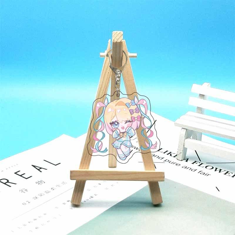 6cm Anime chain Needy Girl Overdose Women Chain For Men Ring Acrylic Car ring Party Pendant Cos Girls Gift