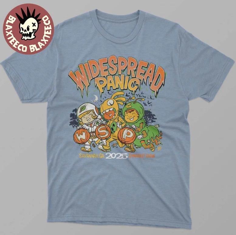 Widespread Panic Savannah Georgia 2025 Merch Tee Octo 31 Nov 1 TShirt S3XL XL