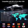 Multilingual automotive OBD2 scanner code reader, professional V520 diagnostic tool, real-time data OBD2 fault detector