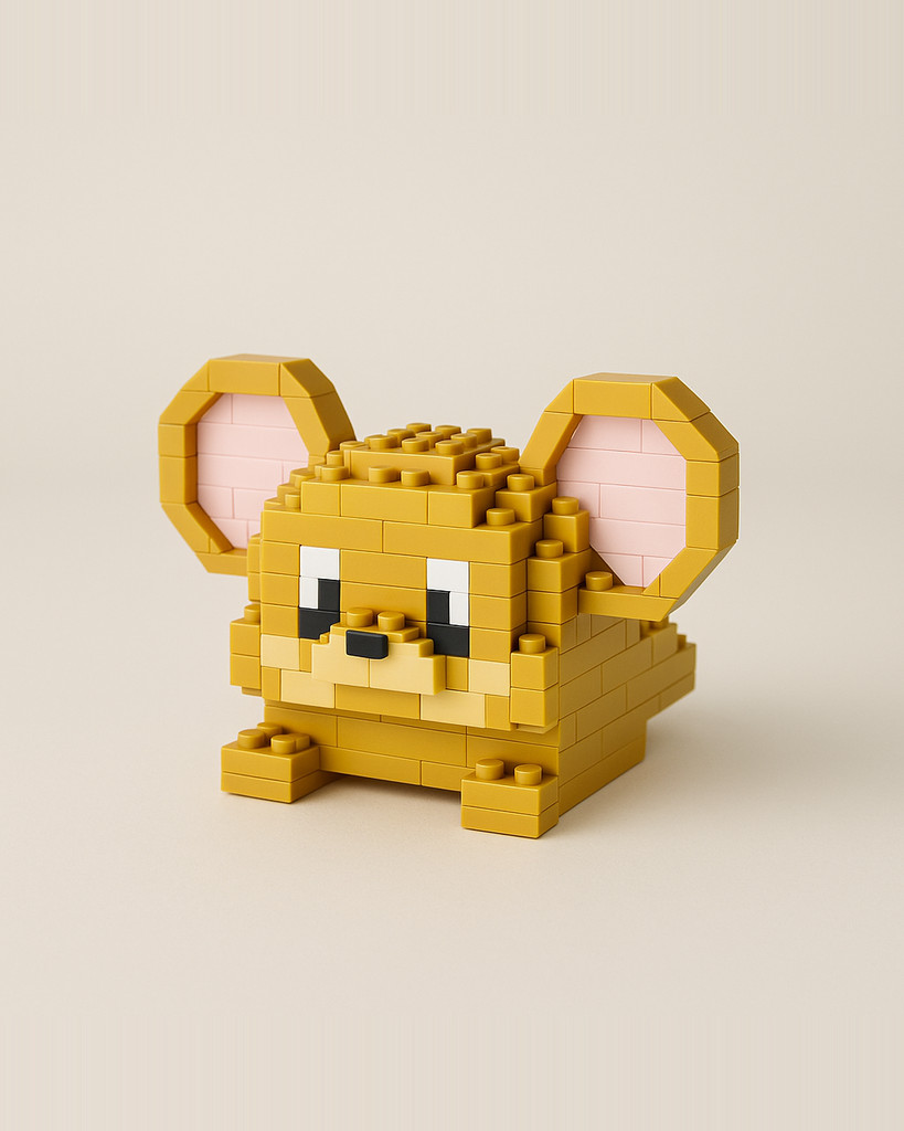 Creative Building Blocks Cute Animal Cartoon Model DIY Toys for Kids Gift for Girls